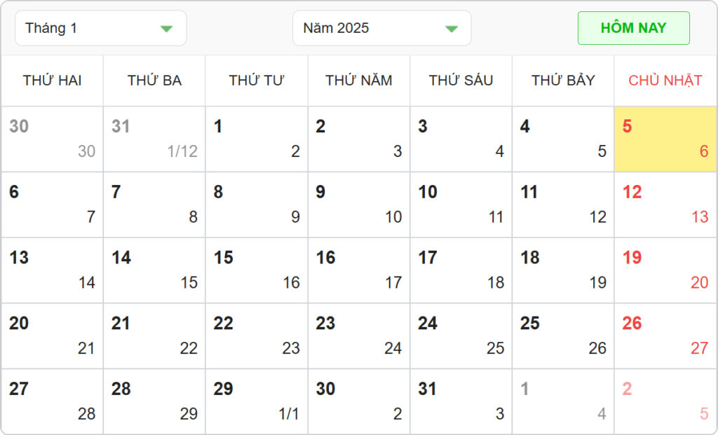 lịch cưới nhà chú rể